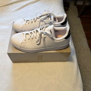 Adidas Classic White and Black Sneakers